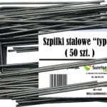 Szpilki do agrotkaniny TYP-U 50szt. STALOWE
